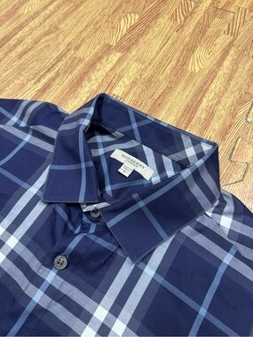 Burberry | Shirts | Burberry Tb Logo Embroidered Patchwork Shirt